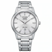 Citizen Classic AW0100-86A - bracciale e cassa acciaio - quadrante argento con datario